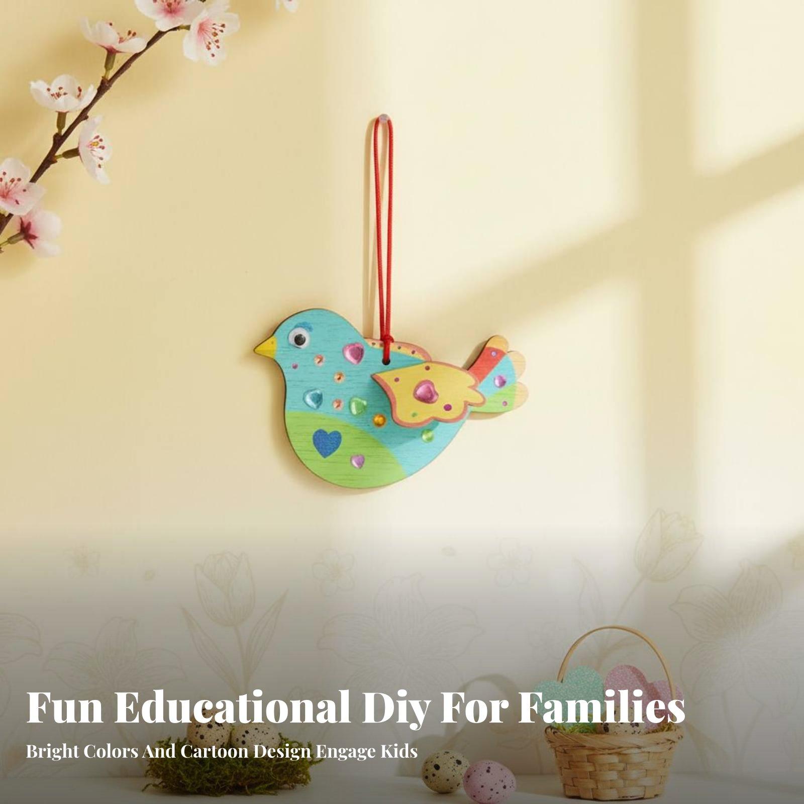 Kids Education Activities - DIY Houten Vogel Ornament Knutselset voor