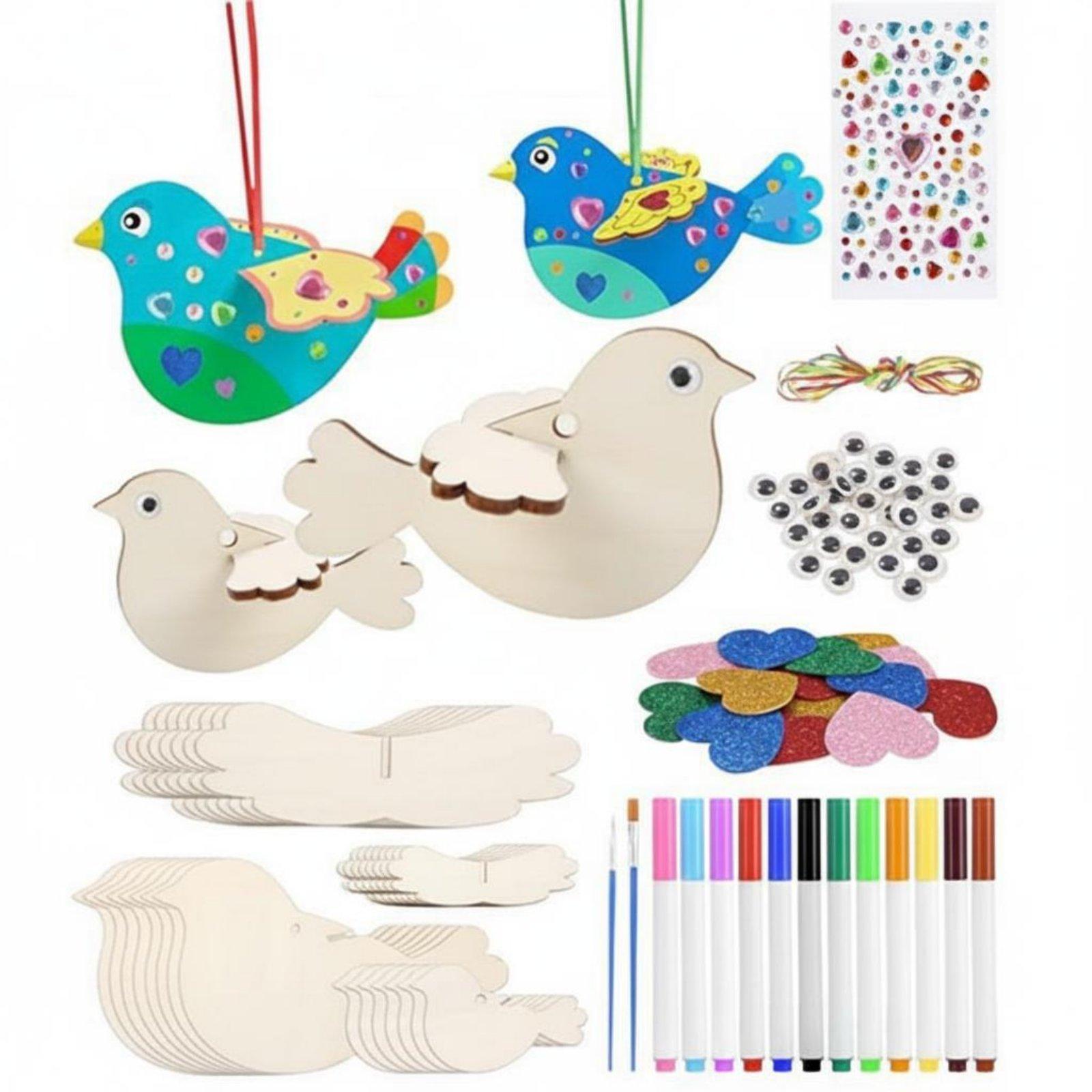 DIY Houten Vogel Ornament Knut - Kids Education Activities recensie en prijs