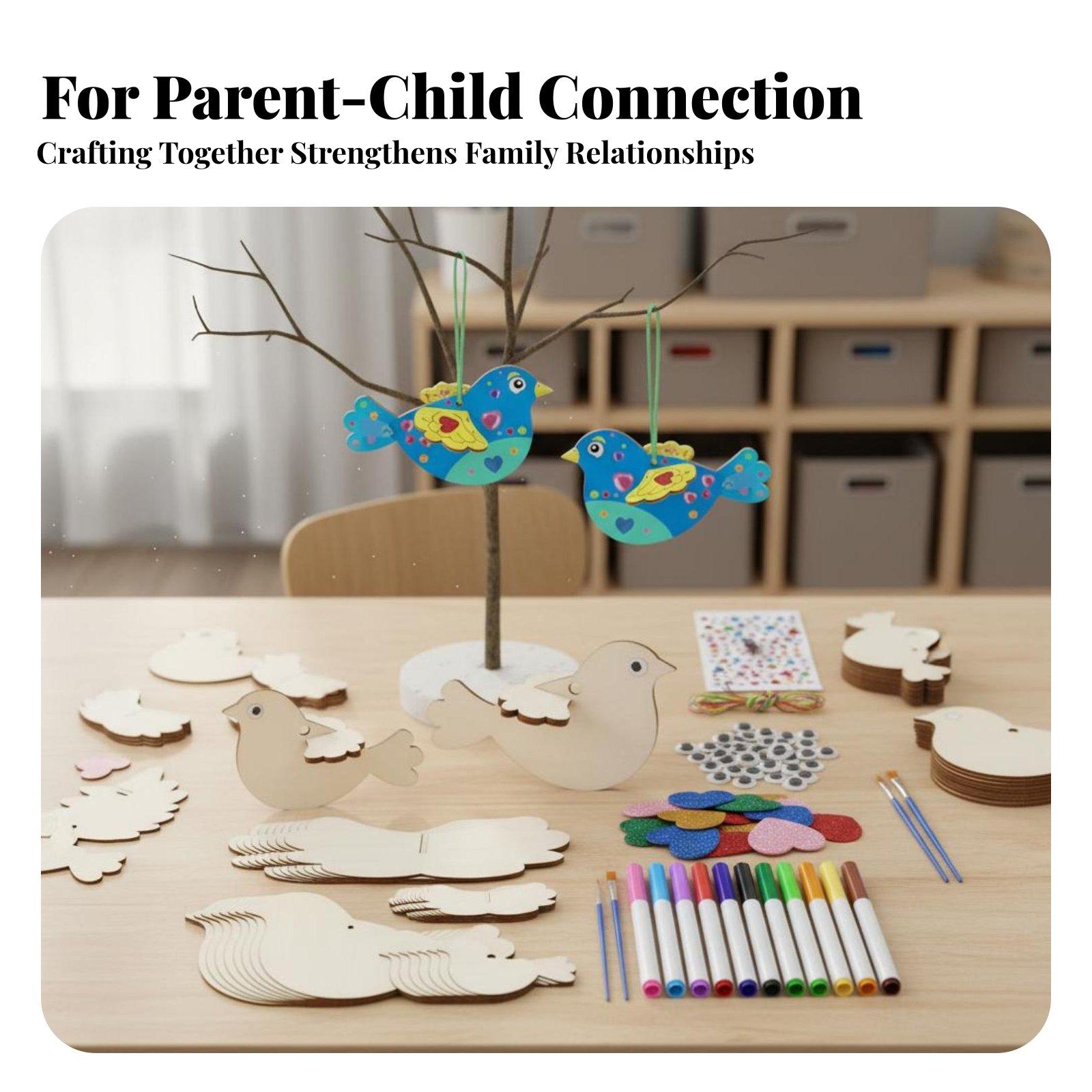 DIY Houten Vogel Ornament Knut - Kids Education Activities recensie en prijs