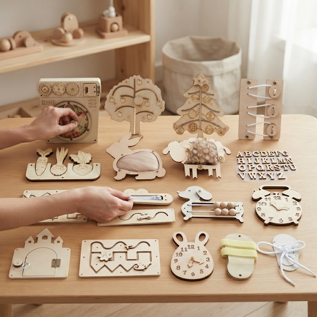 Heet Busy Board Montessori Hou - Kids Education Usa recensie en prijs