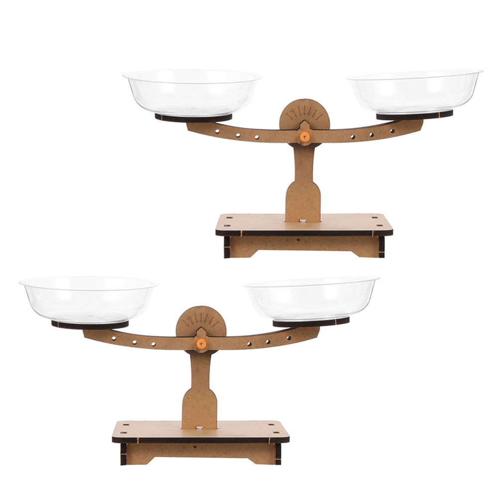2 stuks houten balansweegschal - Kids Education Activities recensie en prijs