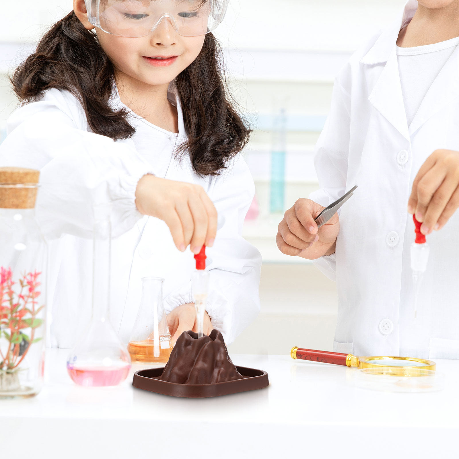 10-delige vulkaanvormset voor  - Science Kit Volcano recensie en prijs