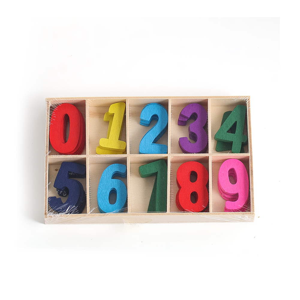 Houten cijfers Onvoltooide amb - Kids Education Name recensie en prijs