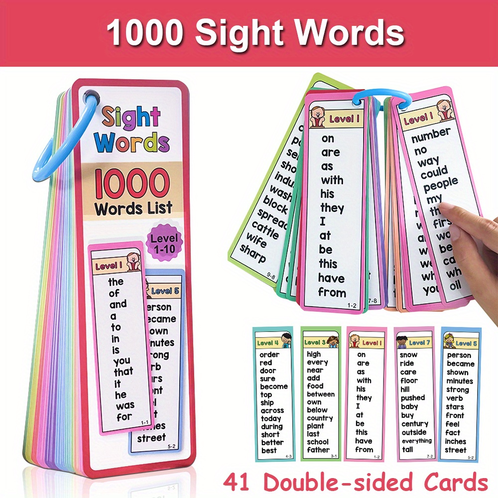 1000 zichtwoorden Flash-kaarte - Kids Education Activities recensie en prijs