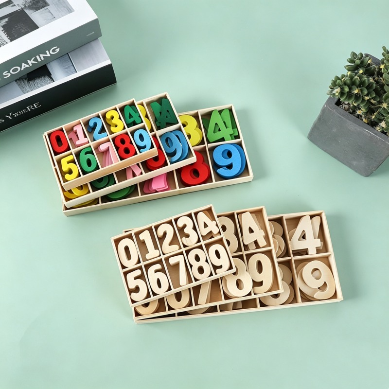 Houten cijferset knutselset ci - Kids Education Name recensie en prijs