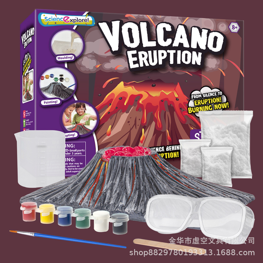 DIY wetenschappelijk experimen - Science Kit Volcano recensie en prijs