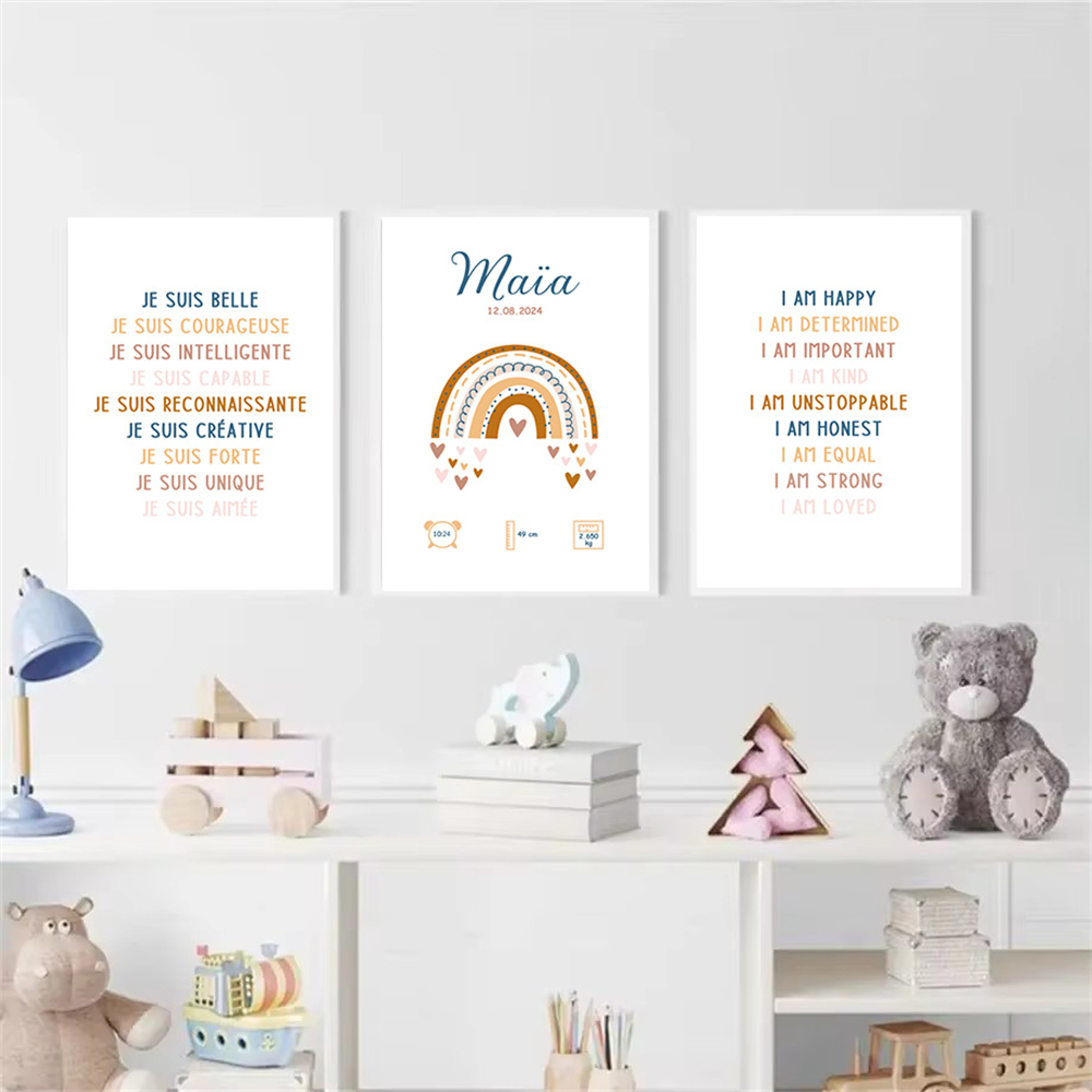 Aangepaste Baby Naam Geboorte  - Kids Education Name recensie en prijs