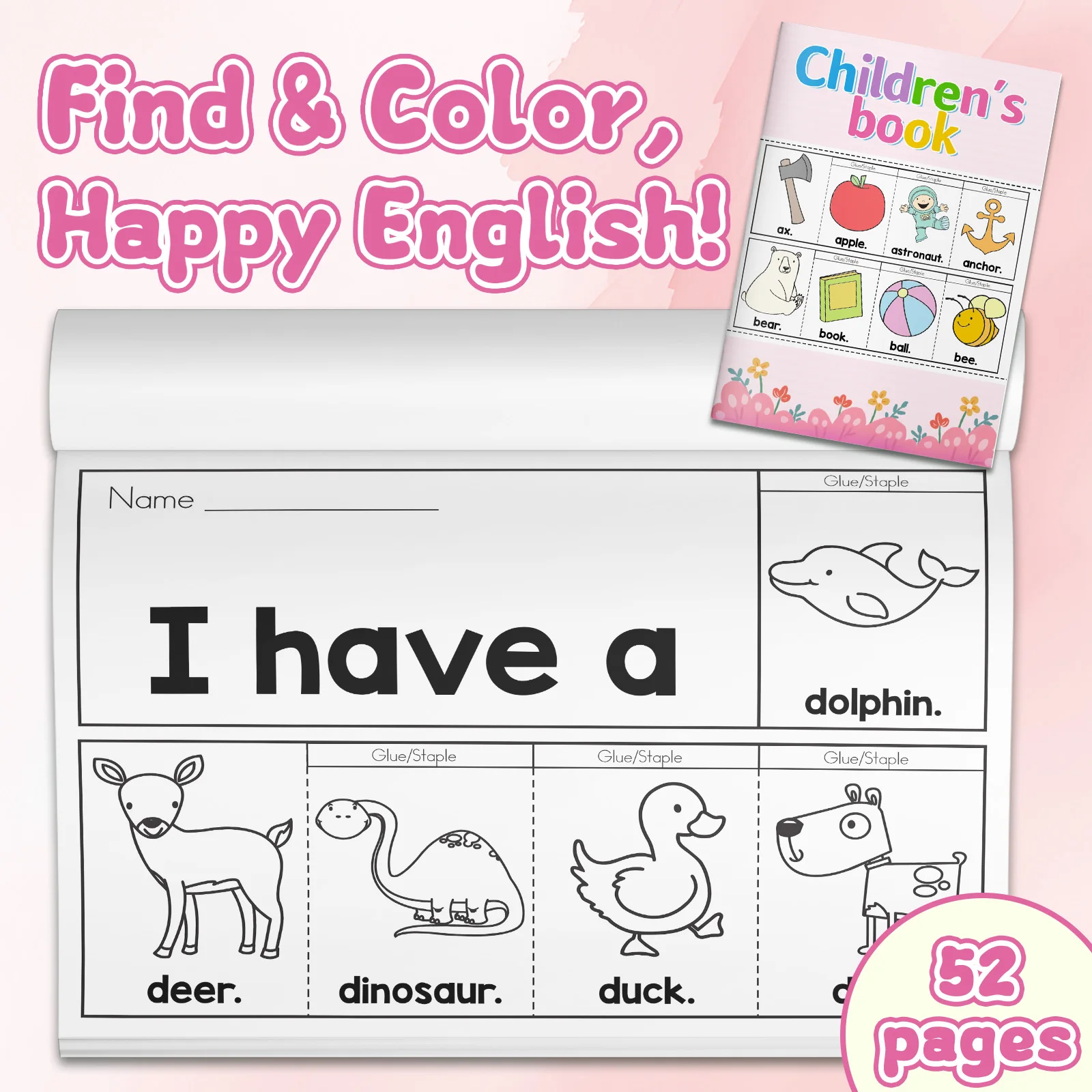 Engels woordboek voor kleuren, - Kids Education Activities recensie en prijs
