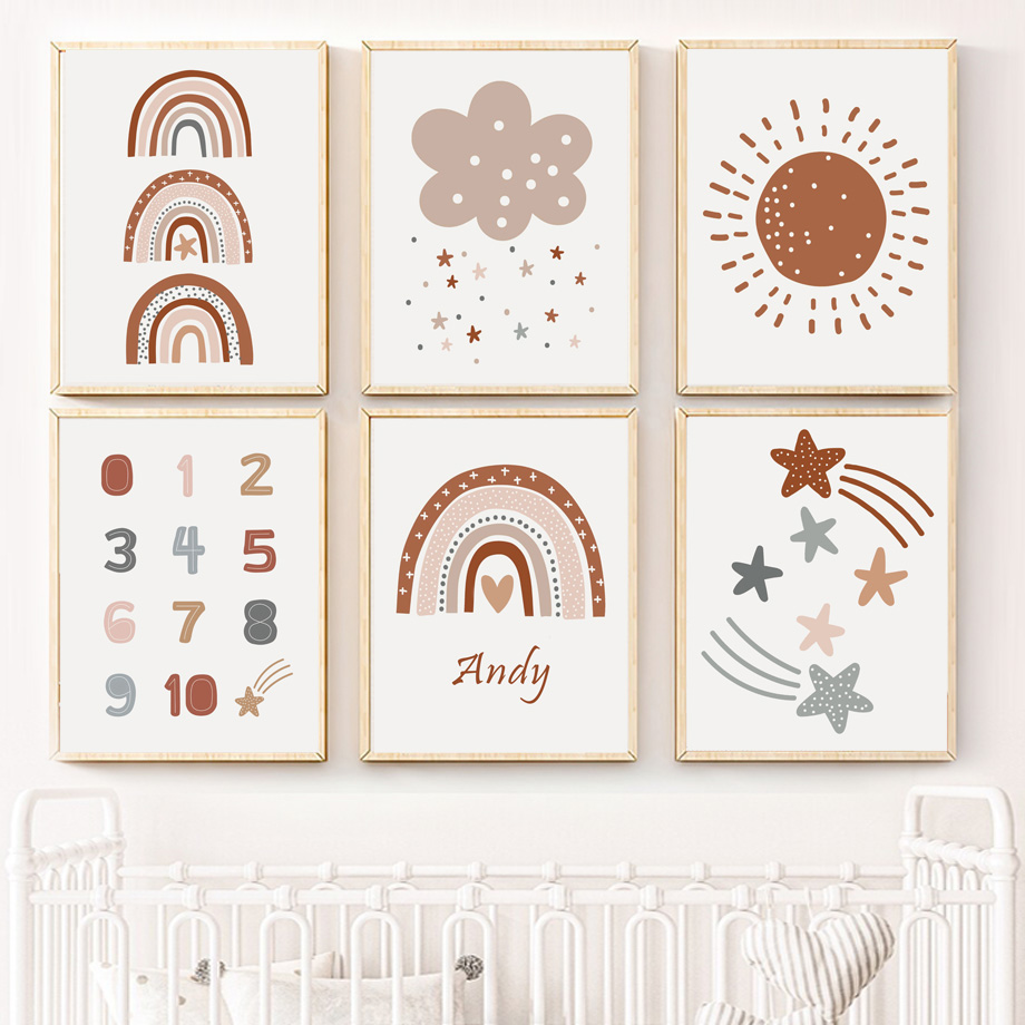 Boho kamerposter canvas print  - Kids Education Name recensie en prijs